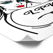 Poster Infirmière Pratique Sous Licence LPN Rosie La broc (Coin)