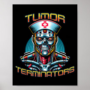 Poster Infirmière robotique Infirmières futuristes Oncolo