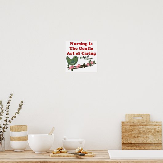 Poster Infirmière scolaire (Cuisine)