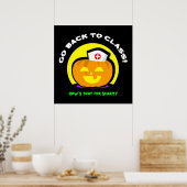 Poster Infirmière scolaire Halloween (Cuisine)