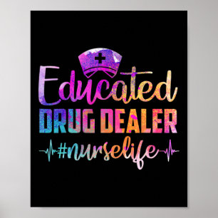 Poster Infirmière spécialisée en médicaments Infirmière V