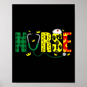 Poster Infirmière Stethoscope Junetdix Melanin Pride Afri