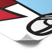 Poster Infirmière Superhero (Coin)