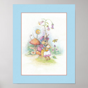 Poster Infirmière sur mesure : mère et bébé