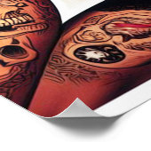 Poster Infirmière tatouée pin-up (Coin)