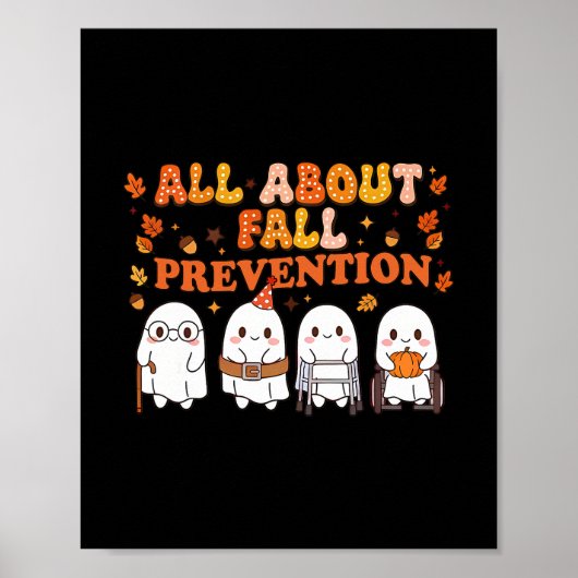 Poster Infirmière tout sur la prévention des chutes Migno (Devant)