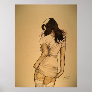 Poster Infirmière vilaine