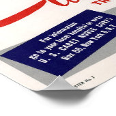 Poster Infirmière vintage (Coin)