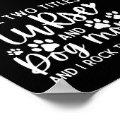 Poster Infirmières J'Ai Deux Titres Infirmière Et Mère Ch (Coin)