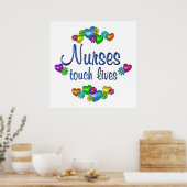 Poster Infirmières Touch Lives (Cuisine)