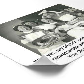 Poster Infirmières vintages - Partager les histoires brut (Coin)