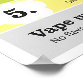 Poster Infographie de la langue de Vaper (Coin)