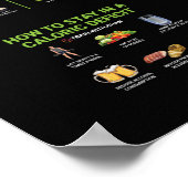 Poster Infographie sur la santé et la condition physique  (Coin)