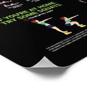 Poster Infographie sur la santé et la condition physique  (Coin)