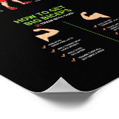 Poster Infographie sur la santé et la condition physique  (Coin)