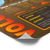 Poster Infographique Volcanoes (Coin)