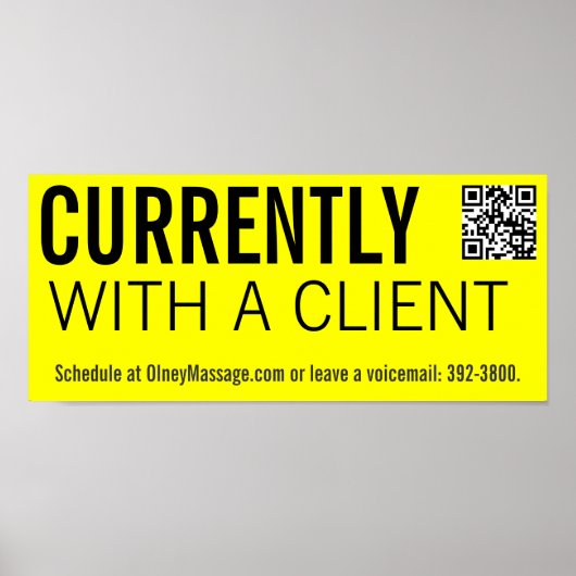 Poster Informations de planification JAUNE (Devant)