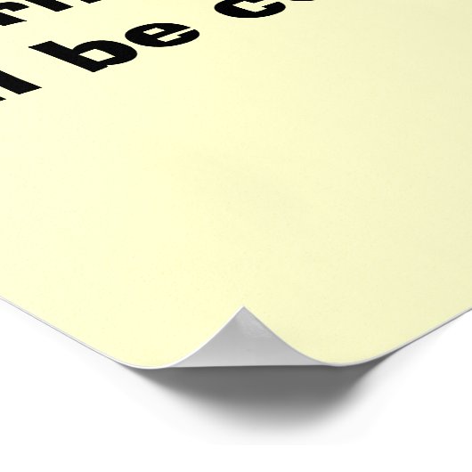 Poster Informations sur l'affectation (Coin)