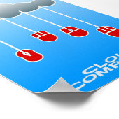 Poster informatique en nuage (Coin)