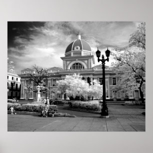 Poster Infra Red du Parlement à Cienfuegos Cuba appelé