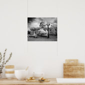 Poster Infra Rouge du Parlement à Cienfuegos Cuba appelé (Cuisine)