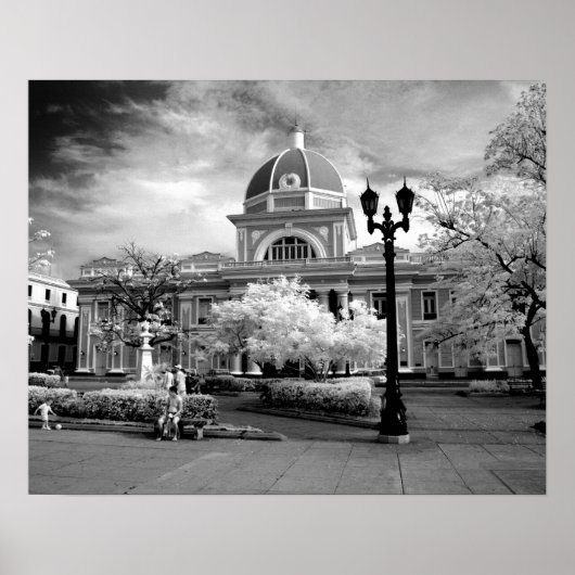 Poster Infra Rouge du Parlement à Cienfuegos Cuba appelé (Devant)