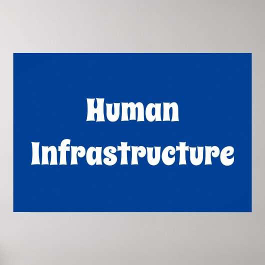 Poster Infrastructure humaine (Devant)