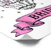 Poster Ing Finalement Mariée Squelette Bachelorett (Coin)