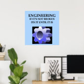 Poster ingénierie (Bureau à domicile)