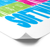 Poster Ingénierie logicielle colorée (Coin)