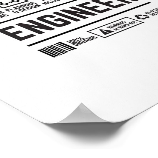 Poster ingénieur (Coin)