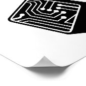 Poster Ingénieur Au Travail, S'Il Vous Plaît (Coin)