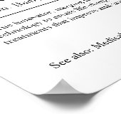 Poster Ingénieur biomédical Cadeau personnalisé (Coin)