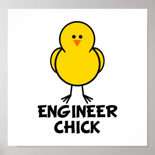 Poster Ingénieur Chick (Devant)