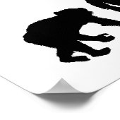 Poster Ingénieur civil constructeur quantité d'arpenteur (Coin)