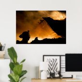Poster Ingénieur de combat (Bureau à domicile)
