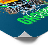 Poster Ingénieur électrique Câble Lineman (Coin)