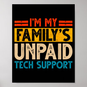 Poster Ingénieur informaticien drôle amateur de technolog