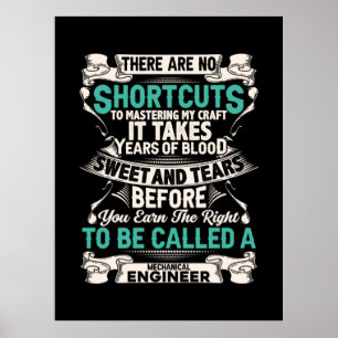 Poster Ingénieur mécanicien