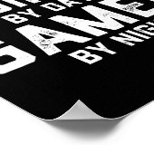 Poster Ingénieur Mécanique le Jour Gamer la Nuit Mème Pou (Coin)