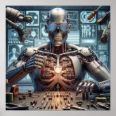 Poster Ingénieur roboticien (Devant)