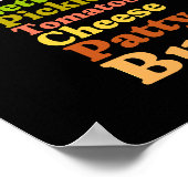 Poster Ingrédient hamburger (Coin)