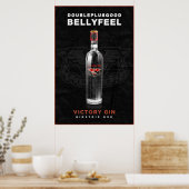 Poster INGSOC 1984 Victory Gin (Cuisine)