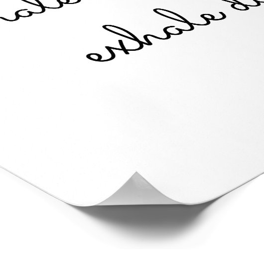 Poster inhale exhale (Coin)