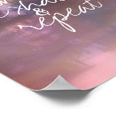 Poster inhale exhale citation de nature photo art (Coin)