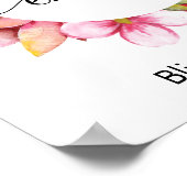 Poster Inhale Exhale Fleurs Roses Citations De Yoga (Coin)