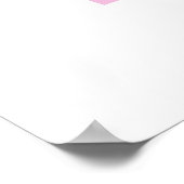 Poster initial Z Monogramme Monogramme rose Océan  (Coin)