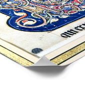 Poster Initiale historique 'R' 2 (Coin)