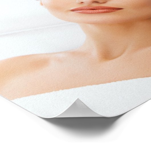 Poster Injection de botox et de remplissage par un médeci (Coin)