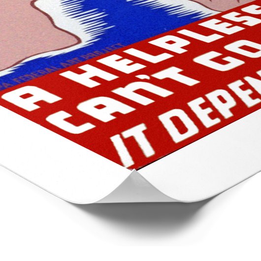 Poster Injuste envers les bébés (Coin)